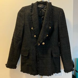 Brand new ZARA blazer with gold buttons. Size M